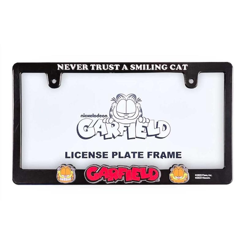 ガーフィールド ライセンス プレート フレーム ナンバーフレーム 立体