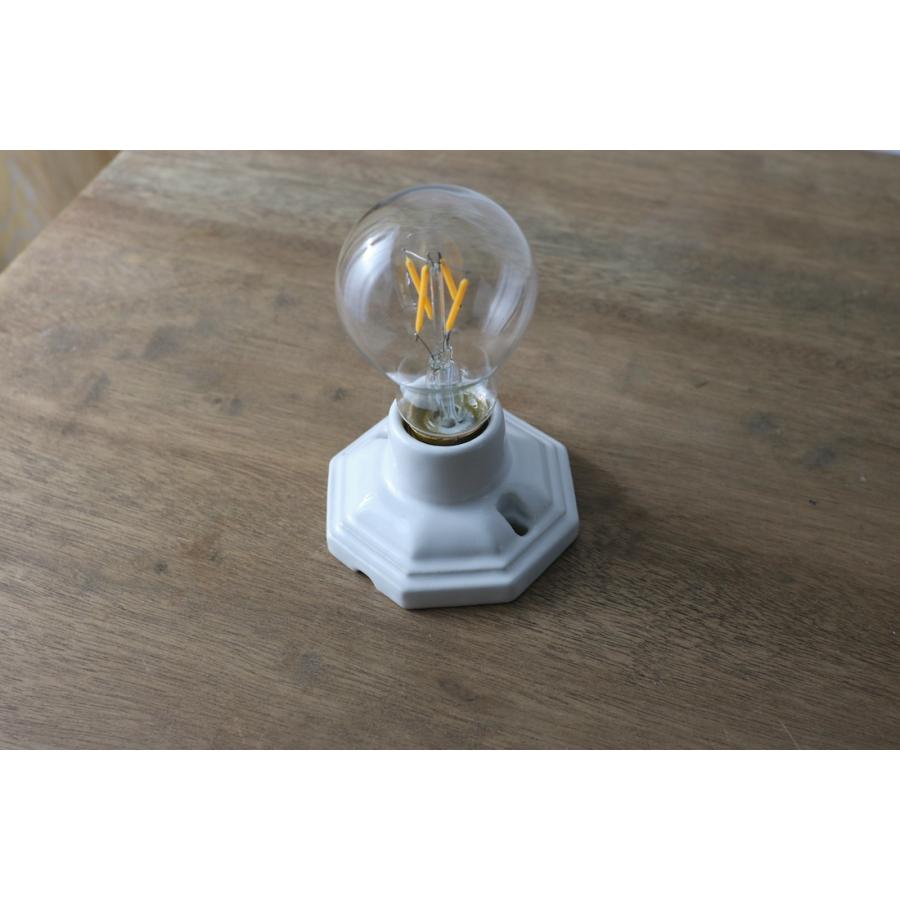 8角形のレトロなウォールランプ【釉薬の仕様変更あり】 陶器 口金E-26