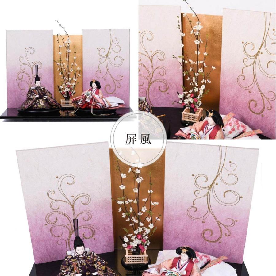 雛人形 親王飾り 三五 花草鳳凰文 紫園 : 人形の館石倉 - 通販 - Yahoo