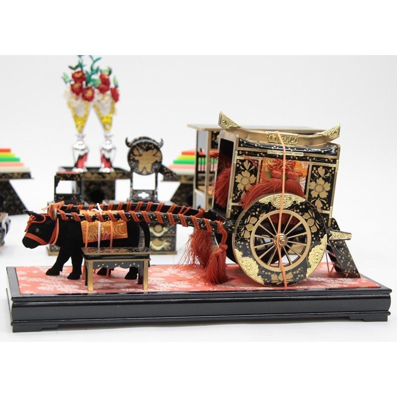 アウトレット品 雛道具お道具セット 九品 45号 お雛道具揃 前盛上 掛膳