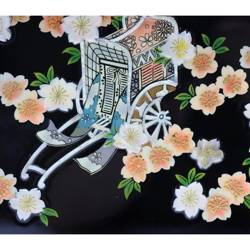 アウトレット品 雛人形三月屏風 屏風のみ 11号 ラデン御所車 22a-ya