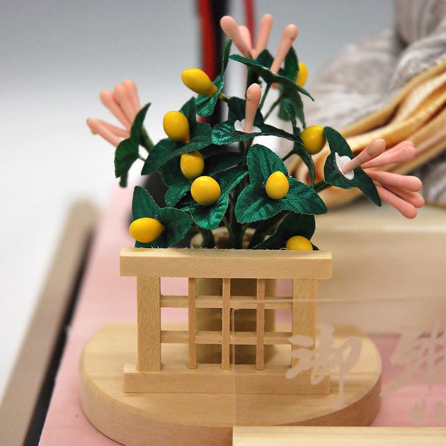 セール】雛人形 ひな人形 K107 コンパクト オルゴール付き 人形の佳月