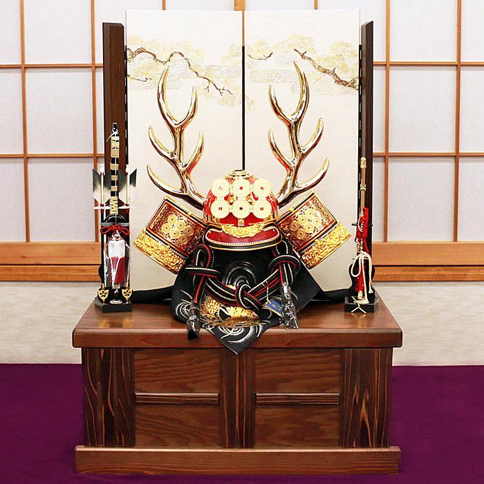 ひなせい 五月人形 おしゃれ 兜飾り / 収納飾り 着用兜 真田幸村 12,0
