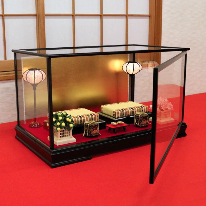 ひなせい 雛人形 ケース飾り 「 ガラスケース 慶春」 おしゃれ お雛様