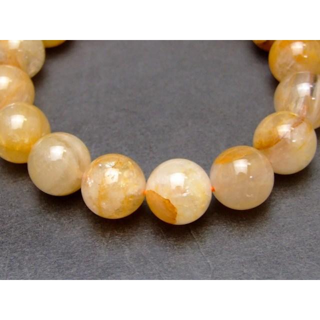 天然石 パワーストーン 57827 13mm〜14mm ライモナイト リモナイトイン