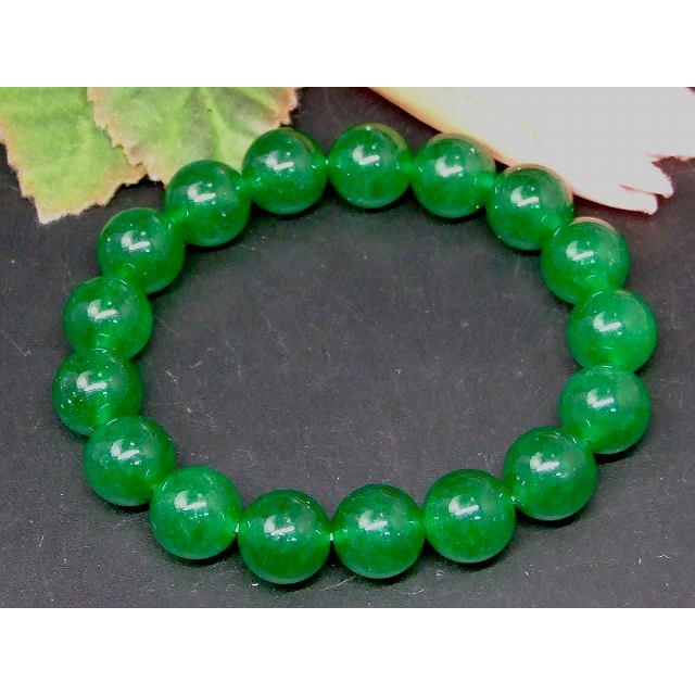 ≪33403D≫○濃緑翡翠ヒスイ○12mm○AA○ブレスレット○内径17cm○送料