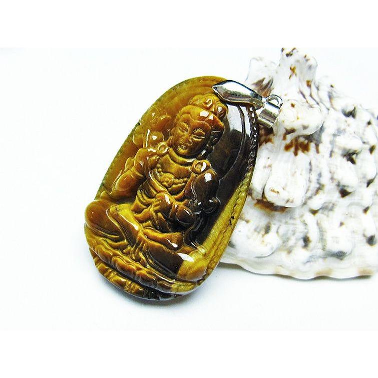 パワーストーン 天然石 タイガーアイ ※黄虎目石 ペンダント t277-1363