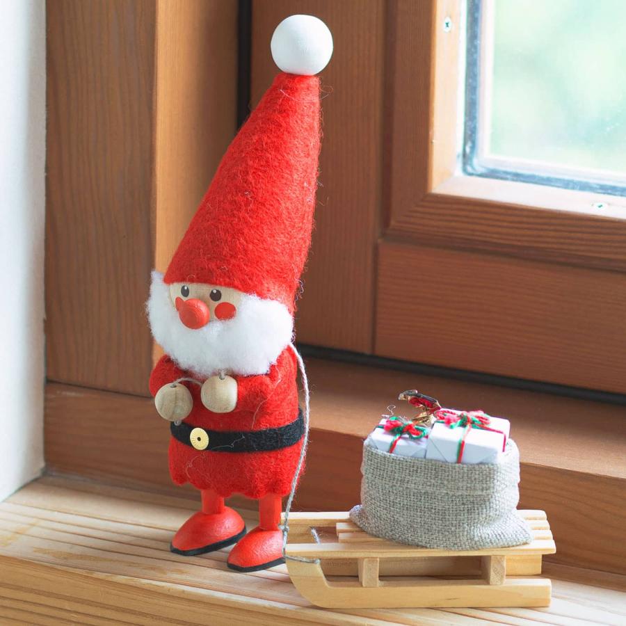 NORDIKA nisse ノルディカ ニッセ 人形 そりを引いたサンタ サンタ