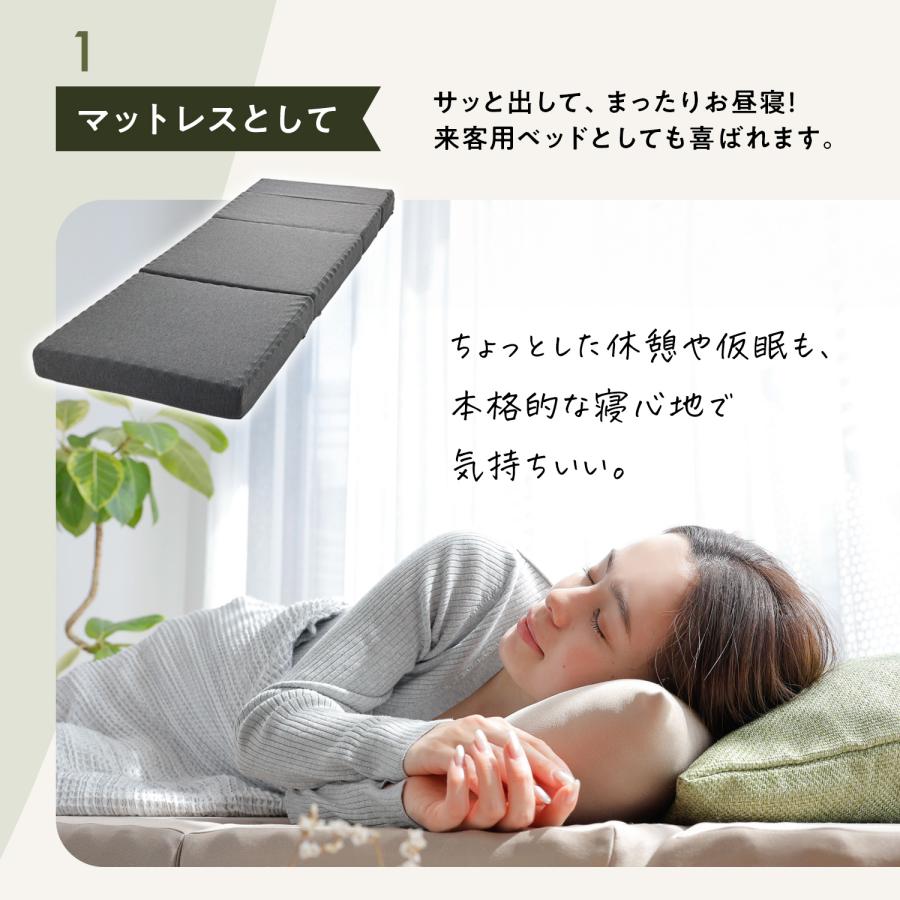 HUGMIN（ハグミン） 高反発 マットレス ごろ寝マット 幅65x奥行180x厚