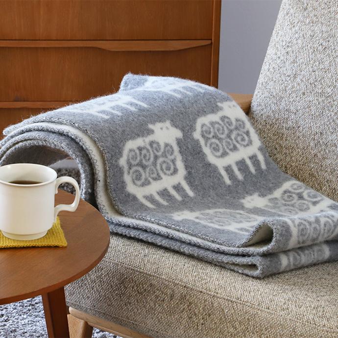 KLIPPAN（クリッパン） ウール ブランケット ハーフ 90×130 ベングトの