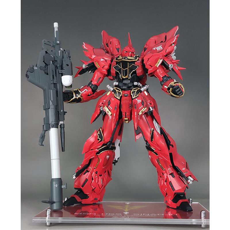 注文販売【MG 1/100 MSN-06S Sinanju シナンジュ 改修塗装済完成品