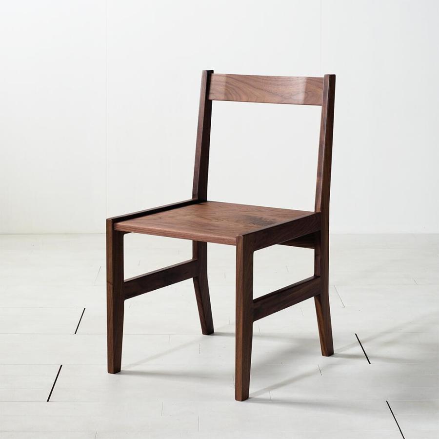 No.1チェア ウォールナット材 無垢 ダイニングチェア おしゃれ 北欧
