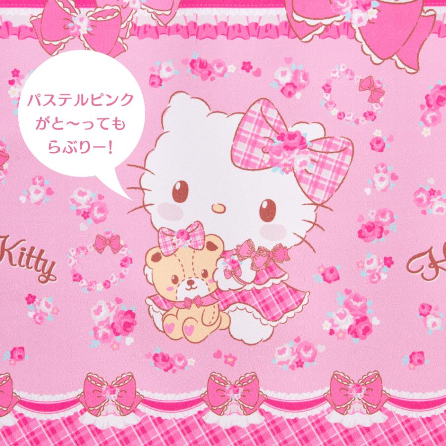 ハローキティ サンリオ カフェカーテン ( ラブリーフラワーキティ) 155
