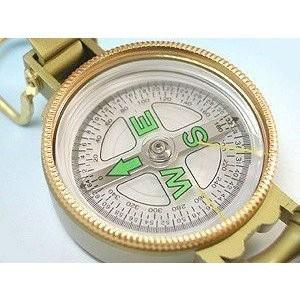 コンパス 方位磁石 羅針盤 オイルフロート式 高精度 火起し可能 金属製