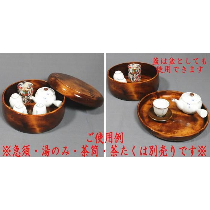 煎茶道具 茶櫃 茶びつ 茶ひつ 欅製 栓 尺一 茶道 : 茶道具いまや静香園