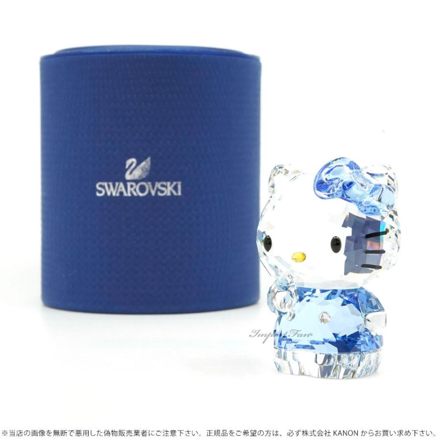 SWAROVSKI（スワロフスキー） ハローキティ ブルー リボン 猫 1142933