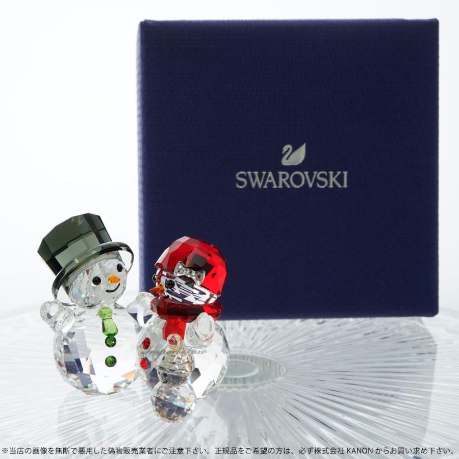 SWAROVSKI（スワロフスキー） スノーマンの家族 雪だるま 置物