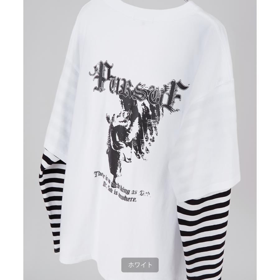 improves（インプローブス） ロンT メンズ フェイク レイヤード 重ね着