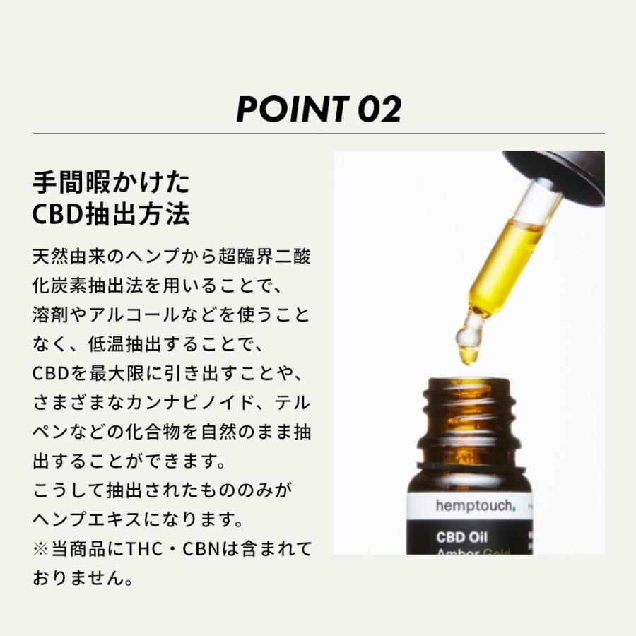 hemptouch ヘンプタッチ CBDオイル ゴールド 濃度15% CBD含有1500mg
