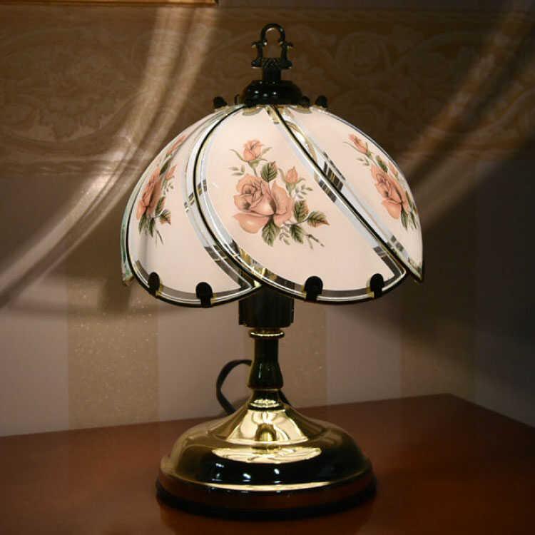 テーブルランプ 人気 上品 薔薇 可愛い アンティーク ヨーロピアン
