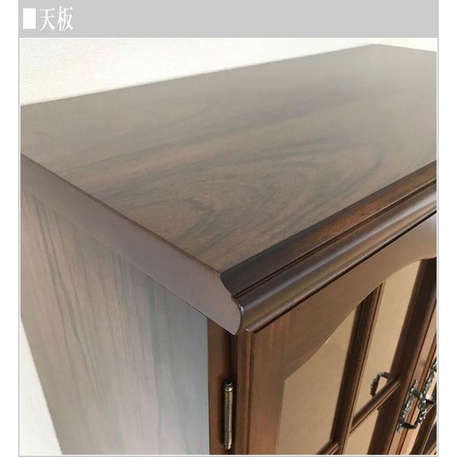 COLONIAL（カリモク家具） カリモク サイドボード アンティーク ガラス