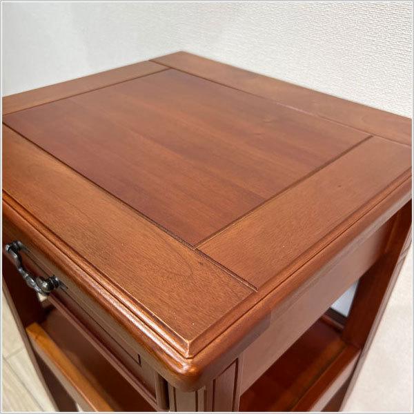 曙工芸製作所 電話台 おしゃれ FAX台 完成品 ファックス台