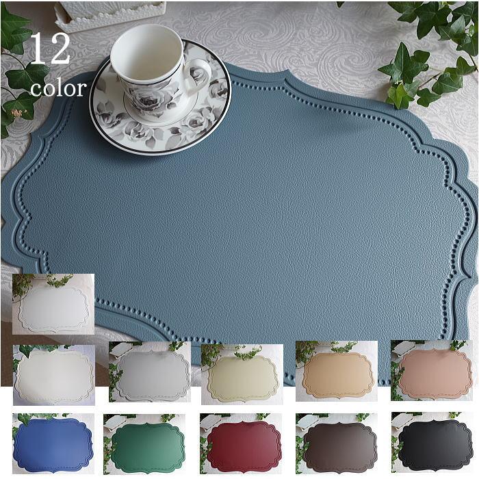 ランチョンマット 北欧 ビスケット サイズ約32.5×46cm（変形