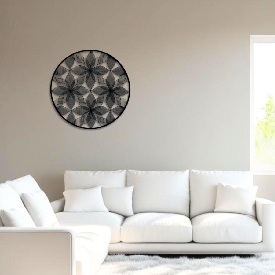 アートパネル アイアン壁飾り 丸 ウォールパネル 絵画 インテリア