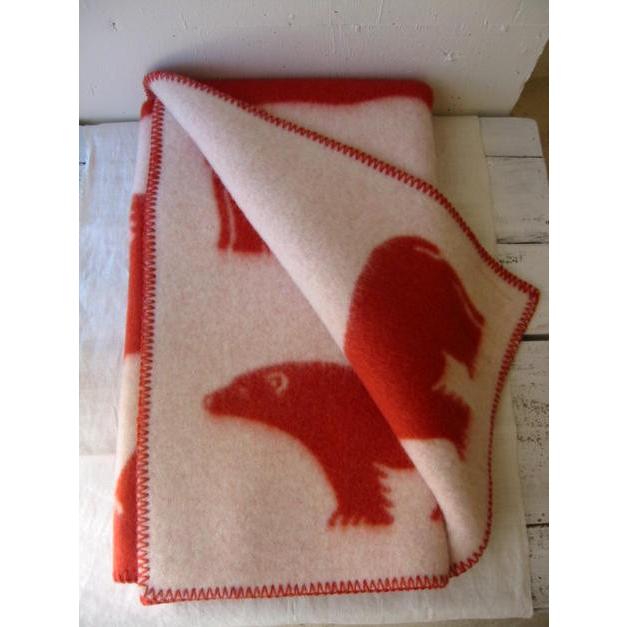 ROROS TWEED / ロロス ツイード ブランケットisbjorn RED アイスビヨン