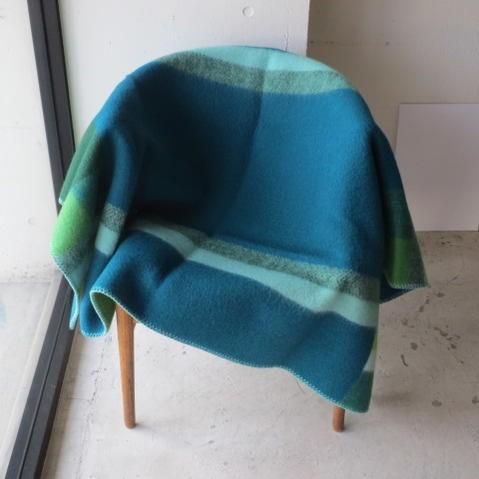 ROROS TWEED / ロロス ツイード ブランケットMIKKEL-MINI GREEN