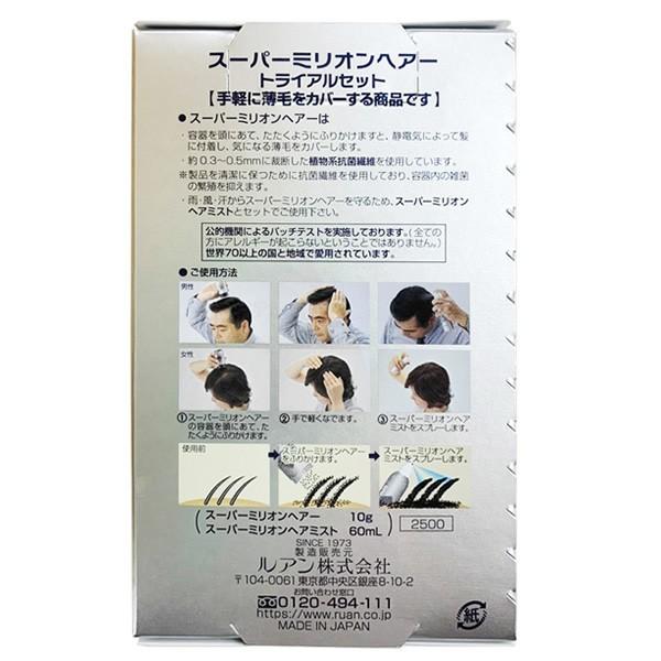 スーパーミリオンヘアー 増毛パウダーふりかけ スーパーミリオンヘアー