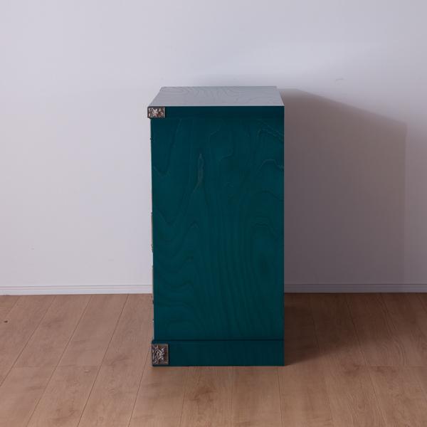 ローチェスト タンス 開き戸付 75 完成品 おしゃれ 整理タンス 4段