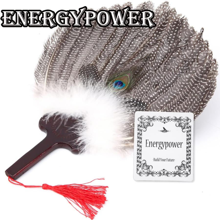 EnergyPower 三国志 諸葛孔明 高級羽扇子 中国武将の仮装用にもどうぞ