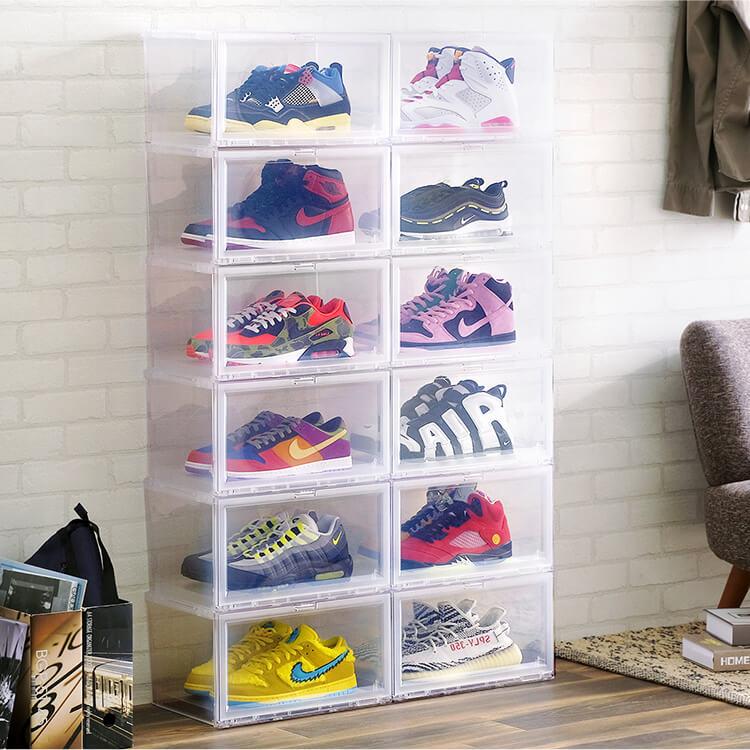 IRIS OHYAMA（アイリスオーヤマ） 収納ボックス フタ付き 6個セット