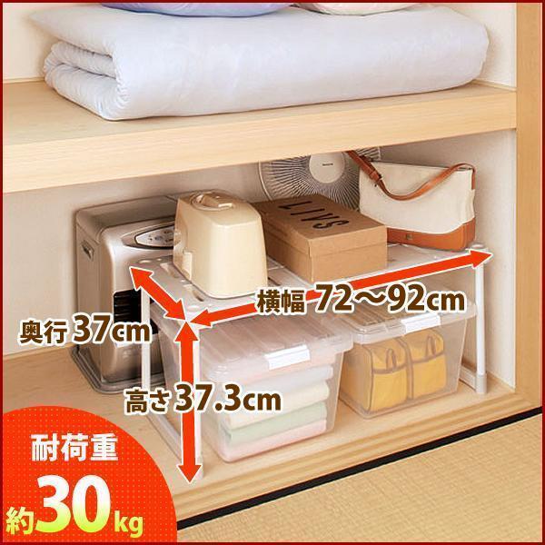IRIS OHYAMA（アイリスオーヤマ） 押入れ収納 2個セット 伸縮 押入れ