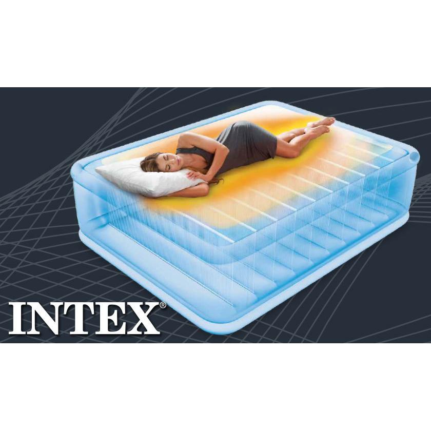 INTEX 電動エアーベッド ワイドダブル Thermalux サーマラックス 電動