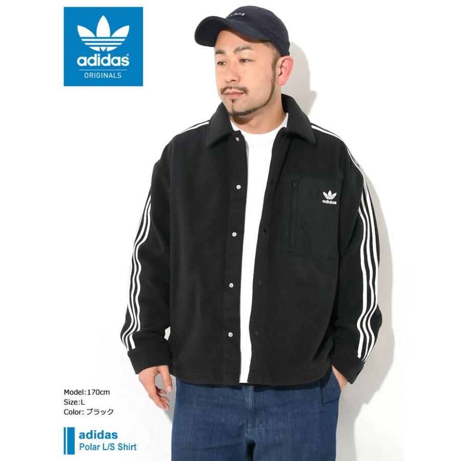 adidas Originals アディダス シャツ 長袖 メンズ ポーラー オリジナル