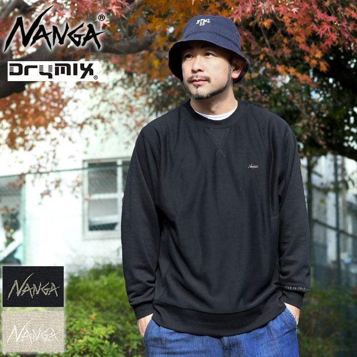 NANGA（ナンガ） トレーナー メンズ ドライ ミックス テリー クルー