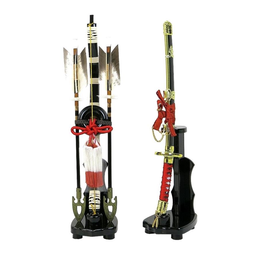 玉印 弓太刀 紅 13号 五月人形 兜飾り 鎧飾り ミニチュア 初節句 出産