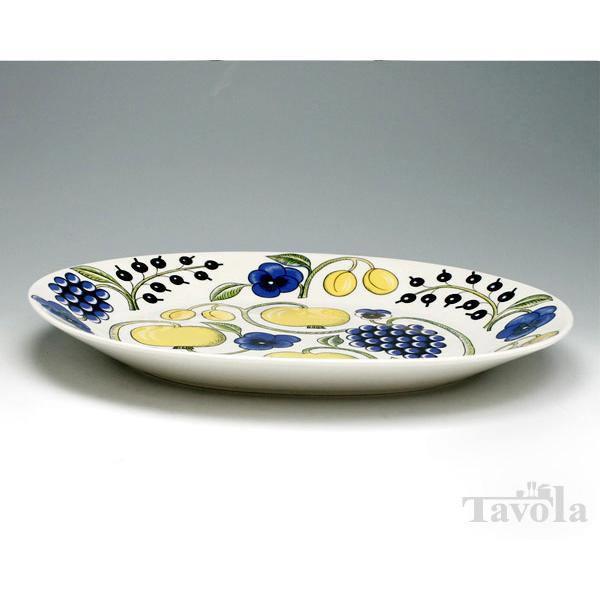 Paratiisi アラビア ARABIA パラティッシ イエロー オーバルプラター