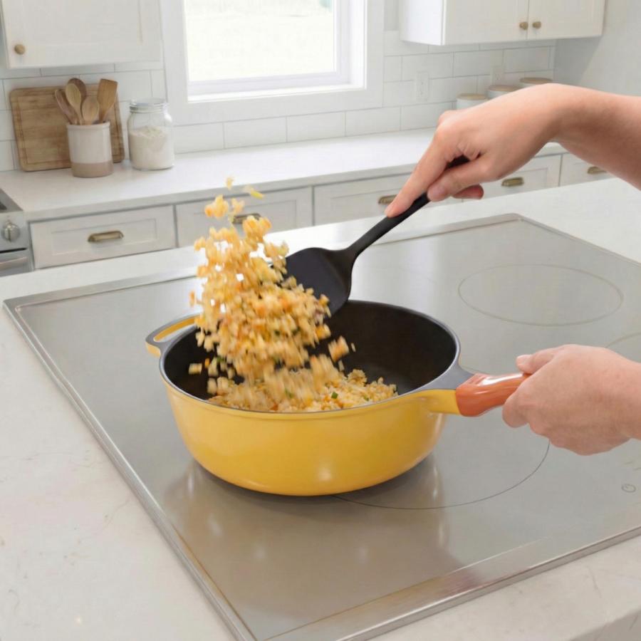 平野レミ公式】レミパン ブラウン 24cm RHF-221 オール熱源対応 深型