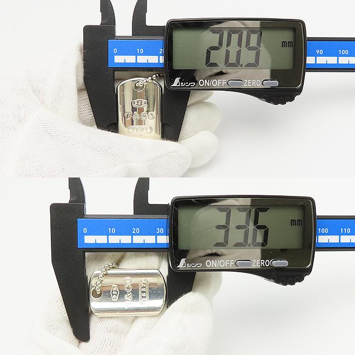 TIFFANY&Co.（ティファニー） ドッグタグ ネックレス 60cm SV 925