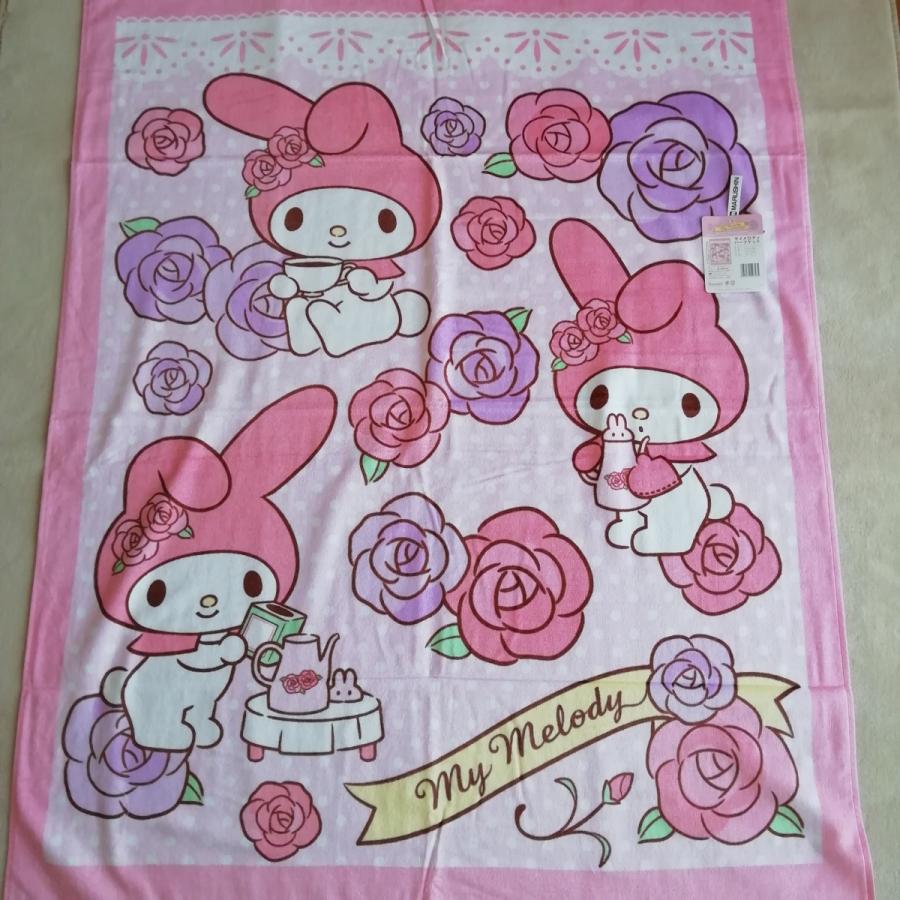 丸眞 マルシン 綿100％ マイメロディ ハーフケット お昼寝ケット