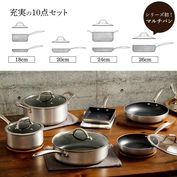IRIS OHYAMA（アイリスオーヤマ） フライパン フライパンセット 10点