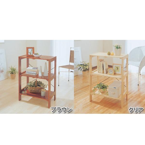 IRIS OHYAMA（アイリスオーヤマ） ラック 木製 3段 ウッディラック