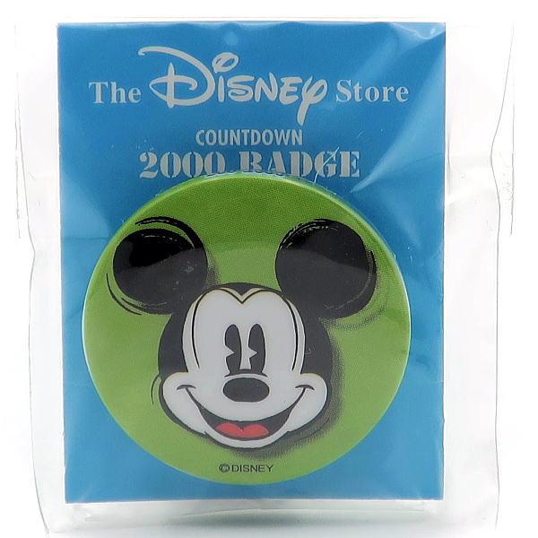 Disney（ディズニー） ミッキー＆ミニー 2000年カウントダウン缶バッジ