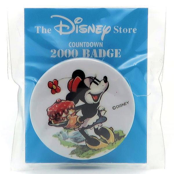 Disney（ディズニー） ミッキー＆ミニー 2000年カウントダウン缶バッジ