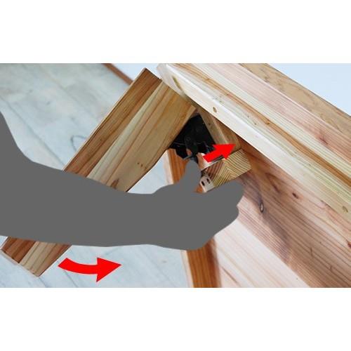 センターテーブル 座卓 無垢材 杉 日本製 折りたたみ可 四角テーブル