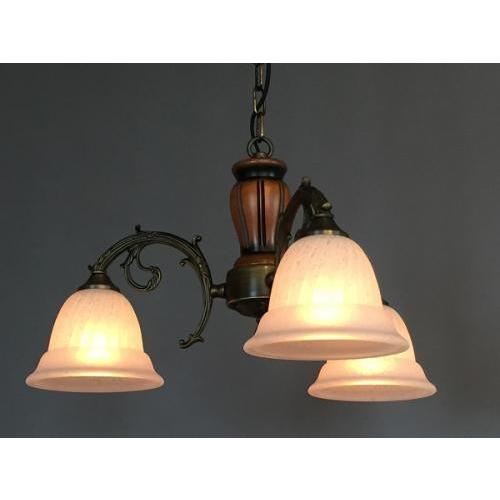 大正浪漫漂う モダンレトロなシャンデリア 【E17-60W×3灯】 / アトリエ