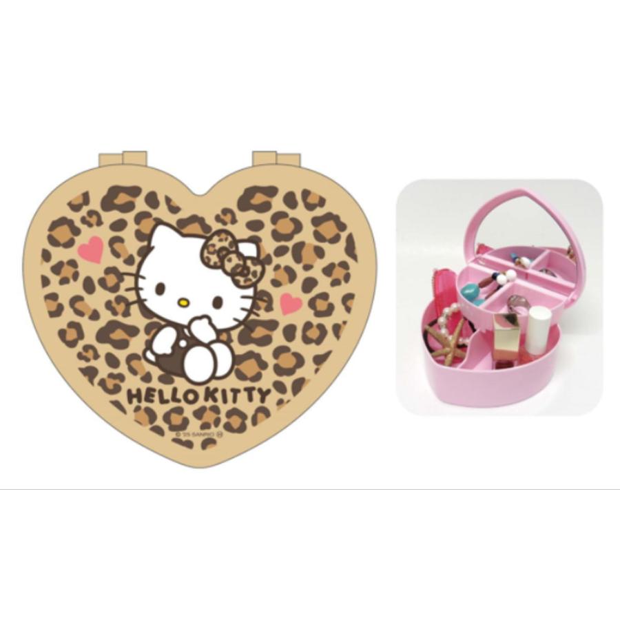 ケイKT-HK-HY 【サンリオキャラクターズ】ハート型小物入れ【ヒョウ柄